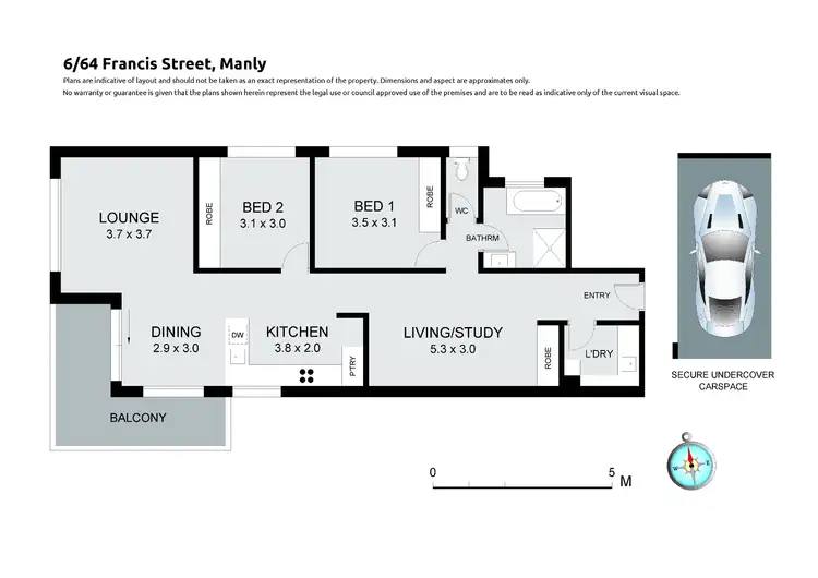 Floorplan of Homely apartment listing, 6/64 Francis Street, Manly NSW 2095