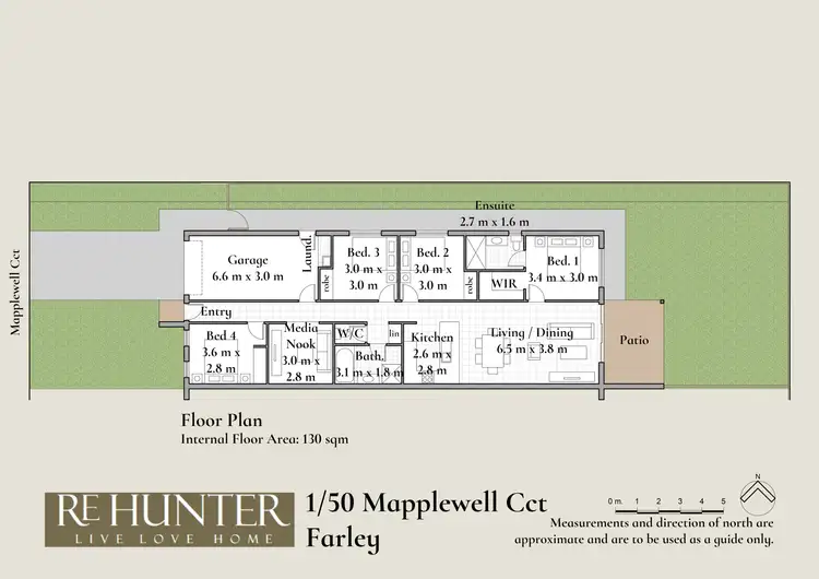 Floorplan of Homely house listing, 1/50 Mapplewell Circuit, Farley NSW 2320