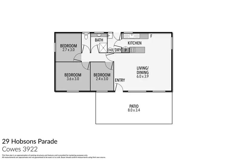 Floorplan of Homely house listing, 29 Hobsons Parade, Cowes VIC 3922