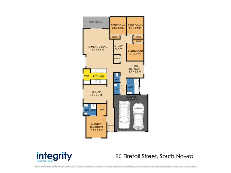 Floorplan of Homely house listing, 80 Firetail Street, South Nowra NSW 2541