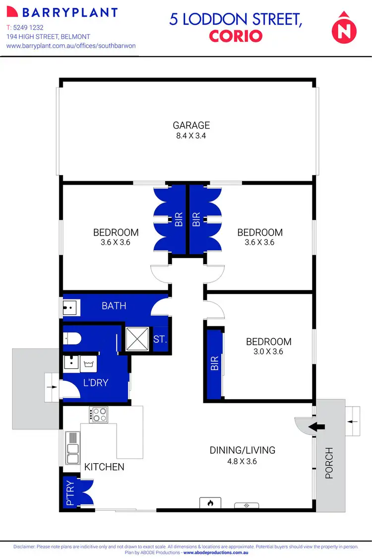 Floorplan of Homely house listing, 5 Loddon Street, Corio VIC 3214