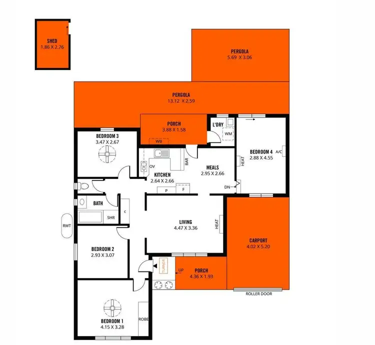 Floorplan of Homely house listing, 14 Archer Road Street, Morphett Vale SA 5162