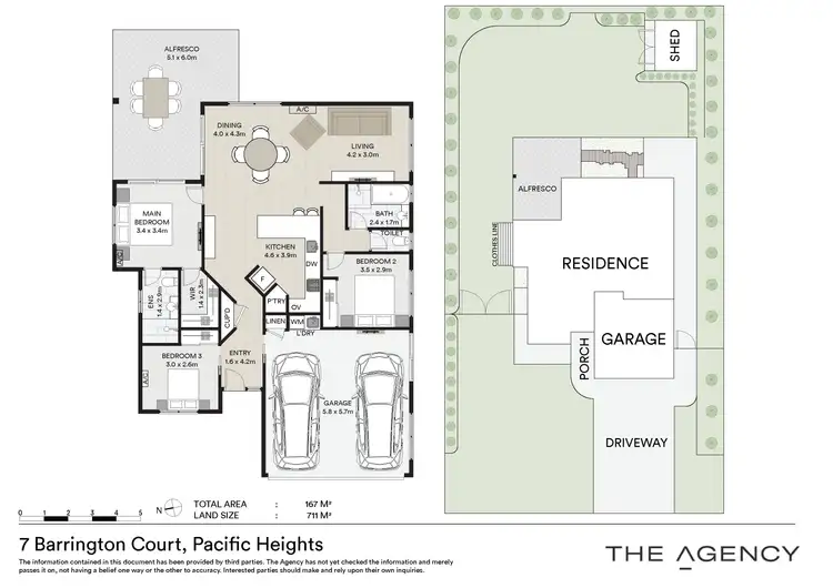 Floorplan of Homely house listing, 7 Barrington Court, Pacific Heights QLD 4703