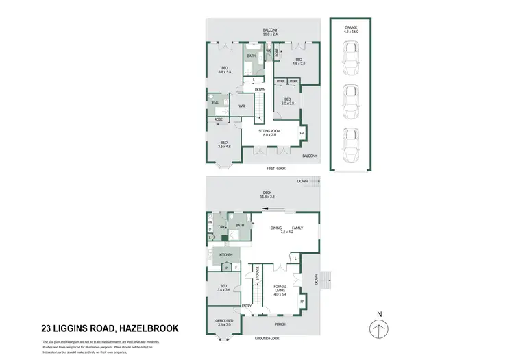 Floorplan of Homely house listing, 23 Liggins Road, Hazelbrook NSW 2779