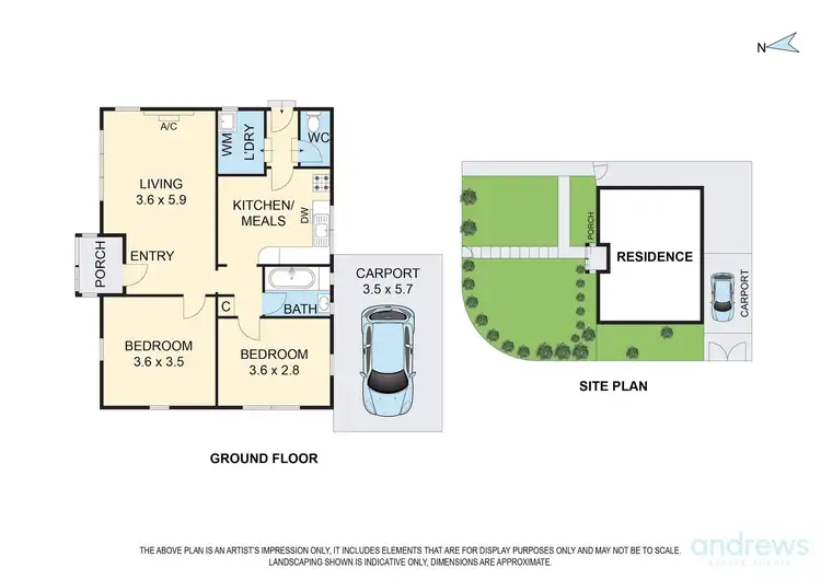 Floorplan of Homely house listing, 33 Yooringa Avenue, Norlane VIC 3214