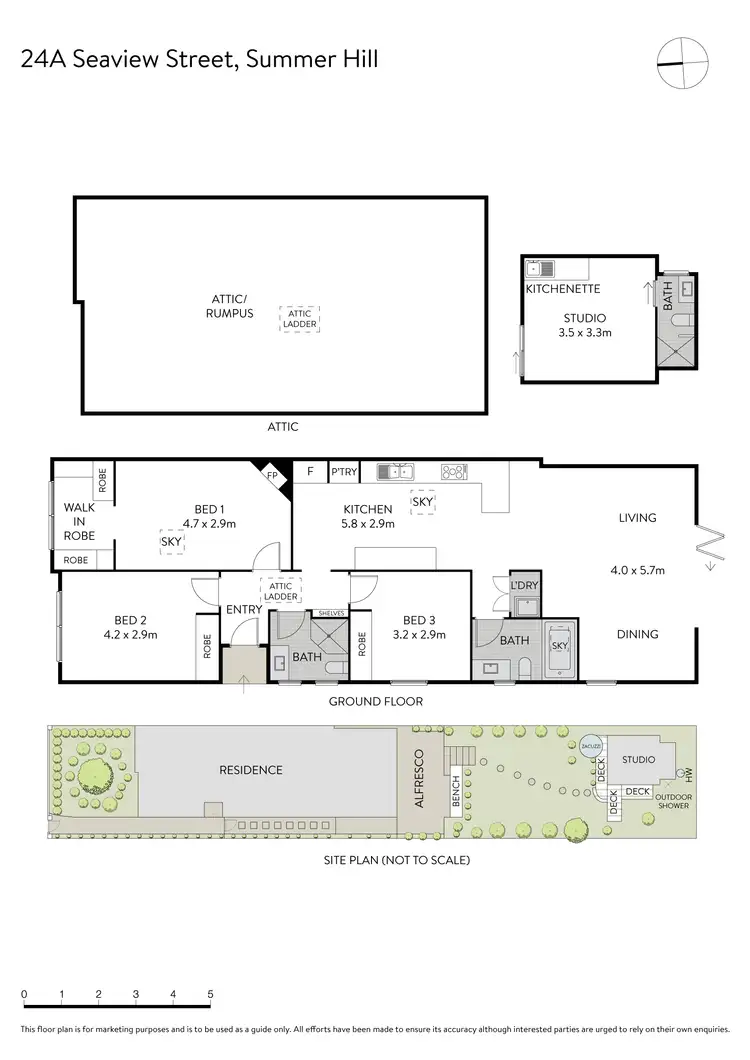 Floorplan of Homely house listing, 24A Seaview Street, Summer Hill NSW 2130