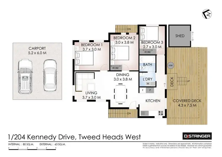 Floorplan of Homely house listing, 204A Kennedy Drive, Tweed Heads West NSW 2485