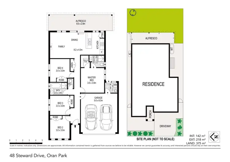 Floorplan of Homely house listing, 48 Steward Drive, Oran Park NSW 2570