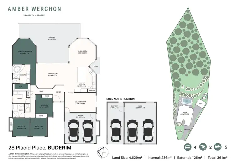 Floorplan of Homely house listing, 28 Placid Place, Buderim QLD 4556