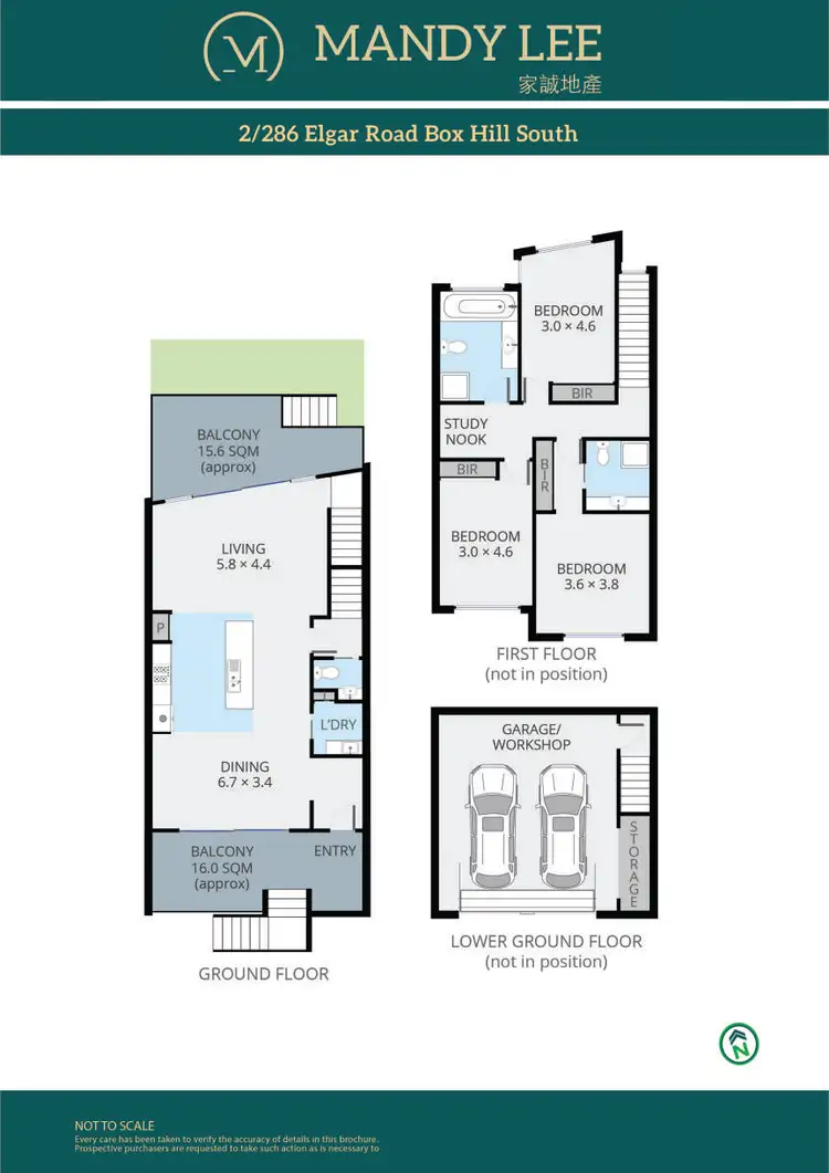 Floorplan of Homely townhouse listing, 2/286 Elgar Road, Box Hill South VIC 3128