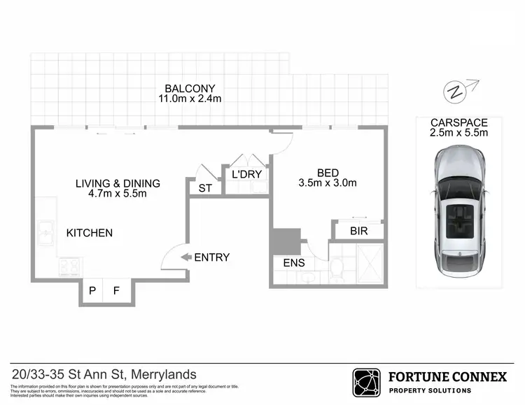 Floorplan of Homely unit listing, 20/33-35 St Ann Street, Merrylands NSW 2160