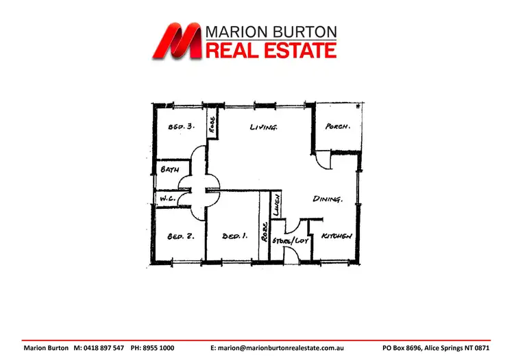 Floorplan of Homely house listing, 11 Driver Court, Braitling NT 870