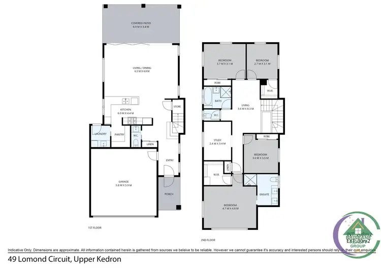Floorplan of Homely house listing, 49 Lomond Circuit, Upper Kedron QLD 4055
