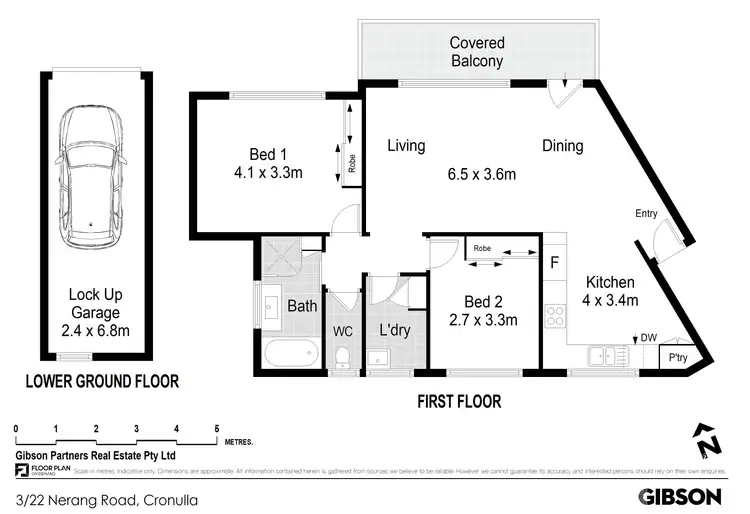 Floorplan of Homely apartment listing, 3/22 Nerang Road, Cronulla NSW 2230