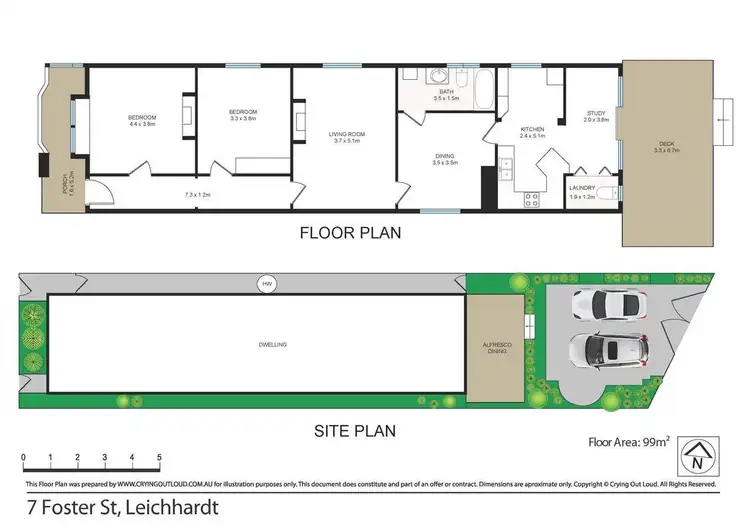 Floorplan of Homely house listing, 7 Foster Street, Leichhardt NSW 2040