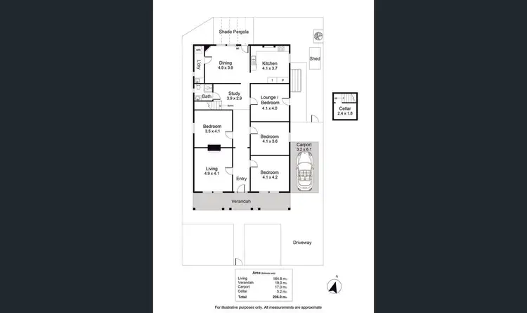 Floorplan of Homely house listing, 16 Cowra Street, Mile End SA 5031