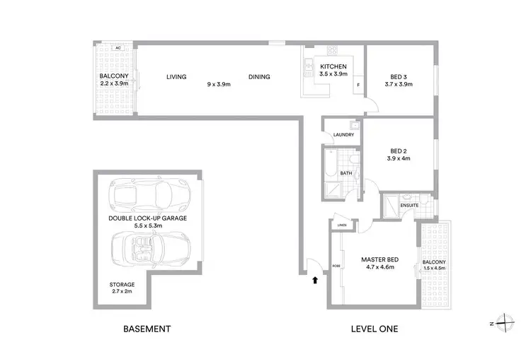 Floorplan of Homely unit listing, 30/1-7 Hume Avenue, Castle Hill NSW 2154