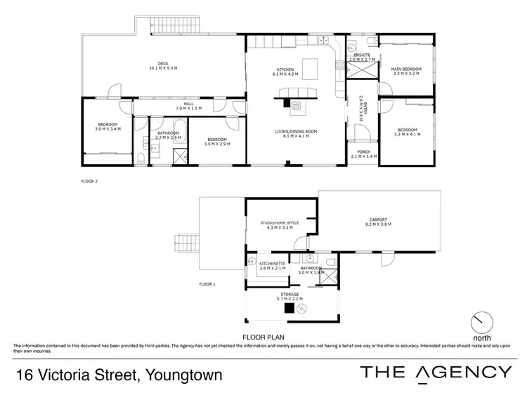 Floorplan of Homely house listing, 16 Victoria Street, Youngtown TAS 7249