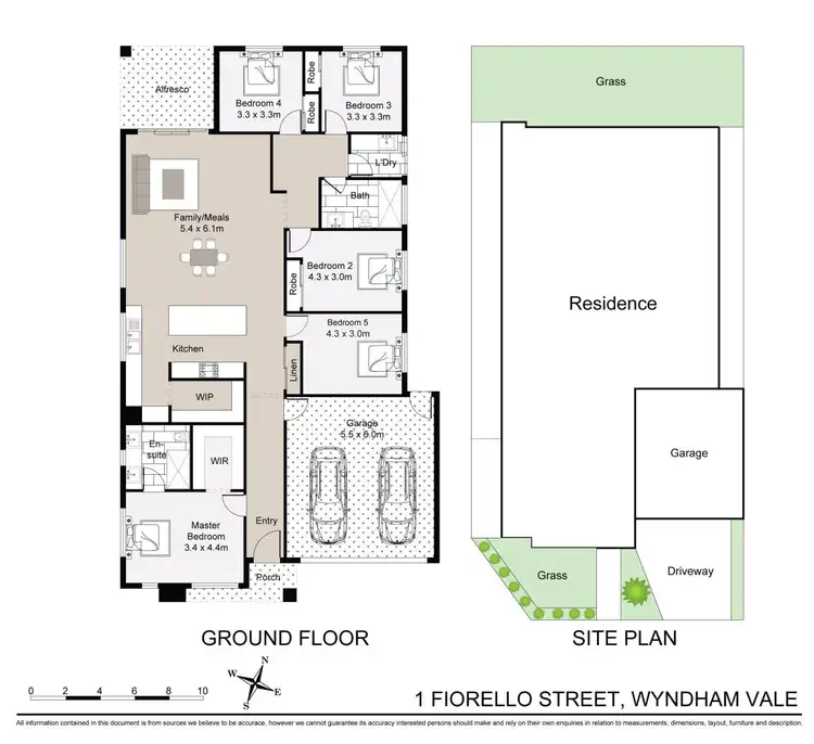 Floorplan of Homely house listing, 1 Fiorello Street, Wyndham Vale VIC 3024