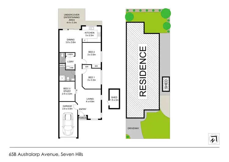 Floorplan of Homely house listing, 65B Australorp Avenue, Seven Hills NSW 2147