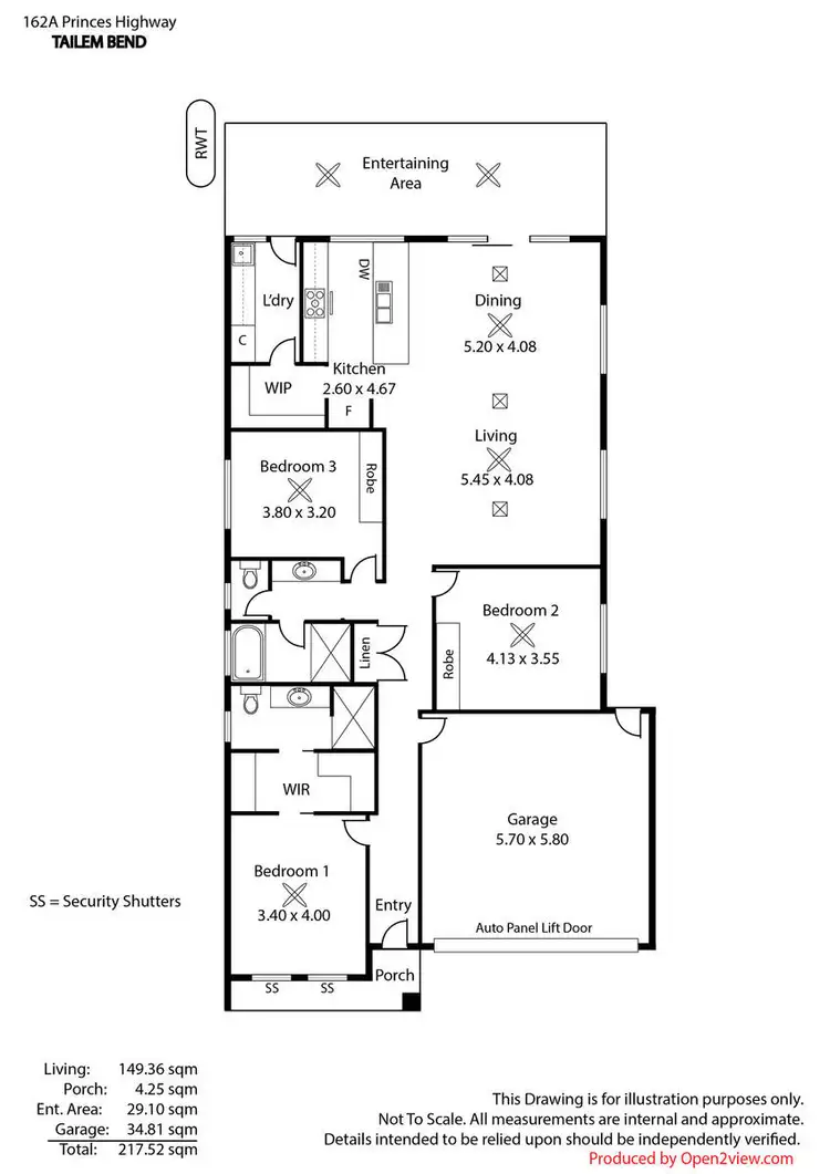 Floorplan of Homely house listing, 162A Princes Highway, Tailem Bend SA 5260
