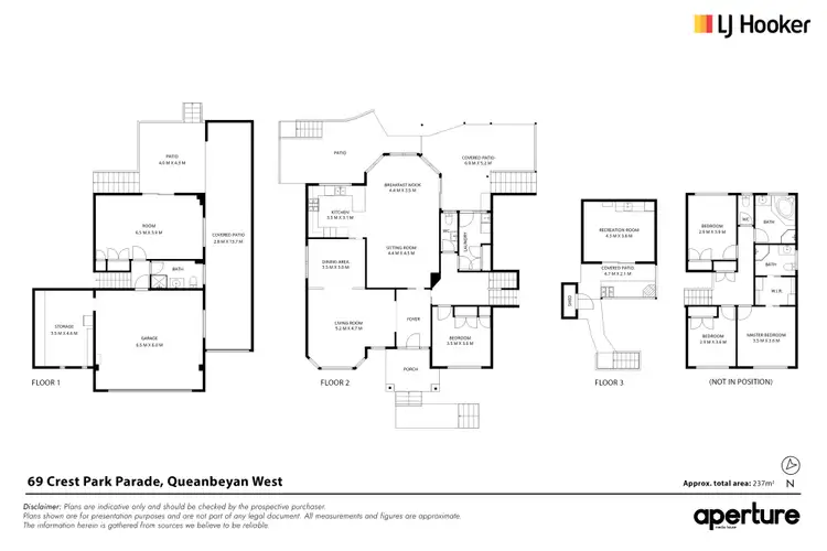 Floorplan of Homely house listing, 69 Crest Park Parade, Queanbeyan West NSW 2620