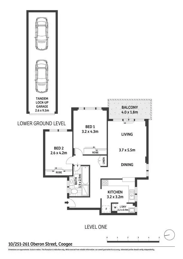 Floorplan of Homely apartment listing, 10/251-261 Oberon Street, Coogee NSW 2034