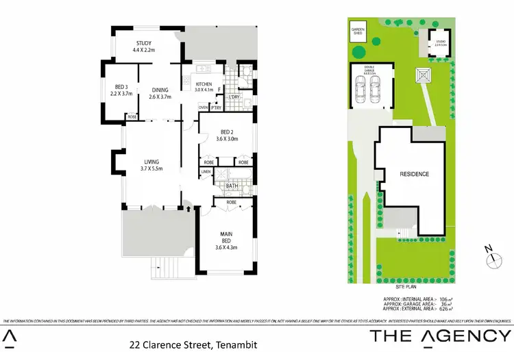 Floorplan of Homely house listing, 22 Clarence Street, Tenambit NSW 2323