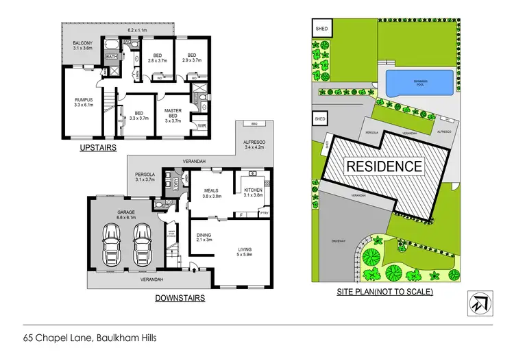 Floorplan of Homely house listing, 65 Chapel Lane, Baulkham Hills NSW 2153