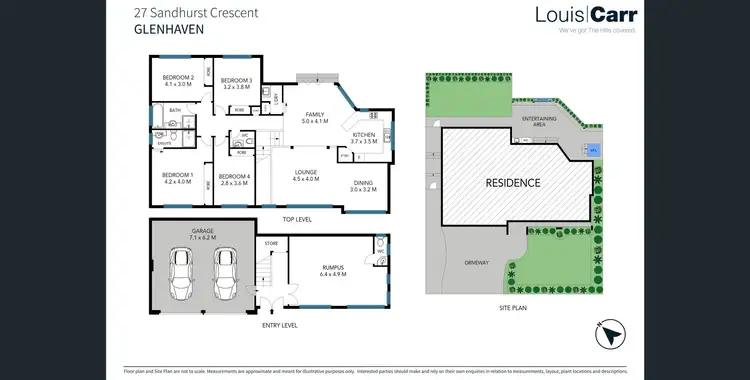 Floorplan of Homely house listing, 27 Sandhurst Crescent, Glenhaven NSW 2156