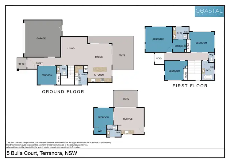 Floorplan of Homely house listing, 5 Bulla Court, Terranora NSW 2486