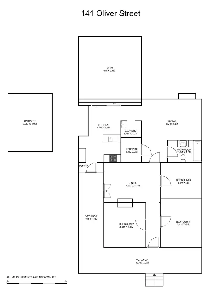 Floorplan of Homely house listing, 141 Oliver Street, Grafton NSW 2460