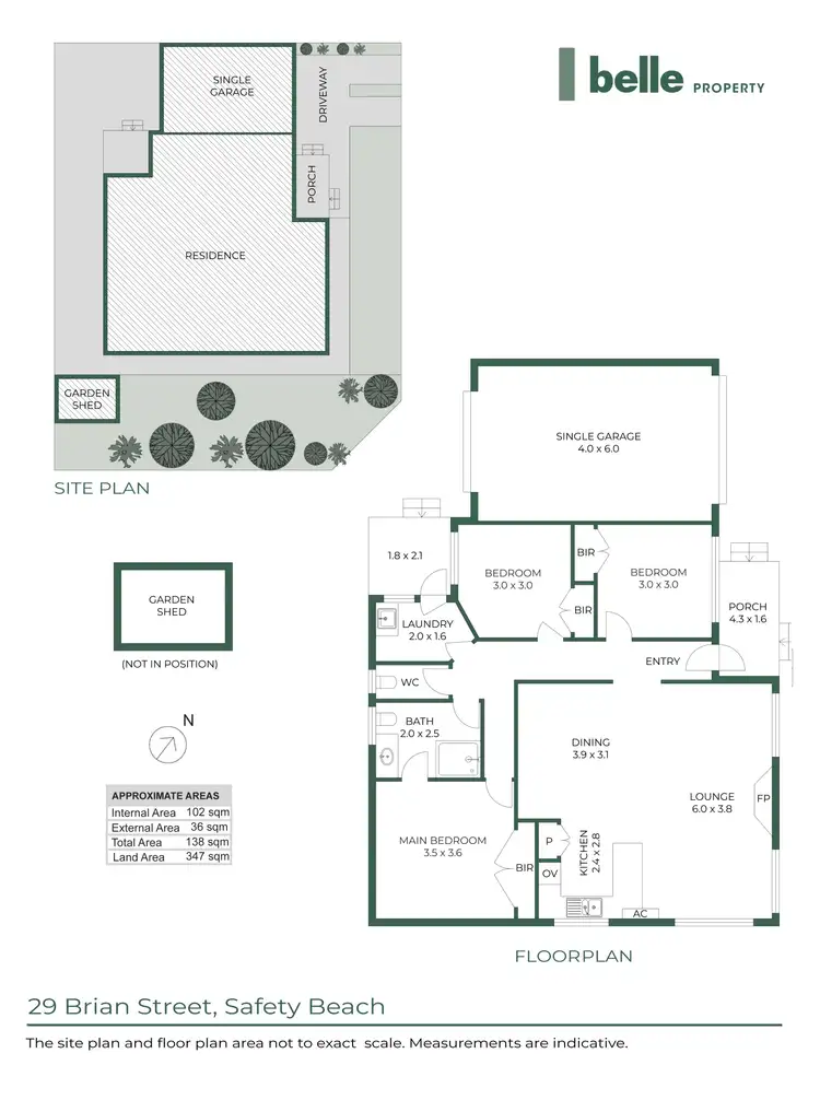 Floorplan of Homely house listing, 29 Brian Street, Safety Beach VIC 3936
