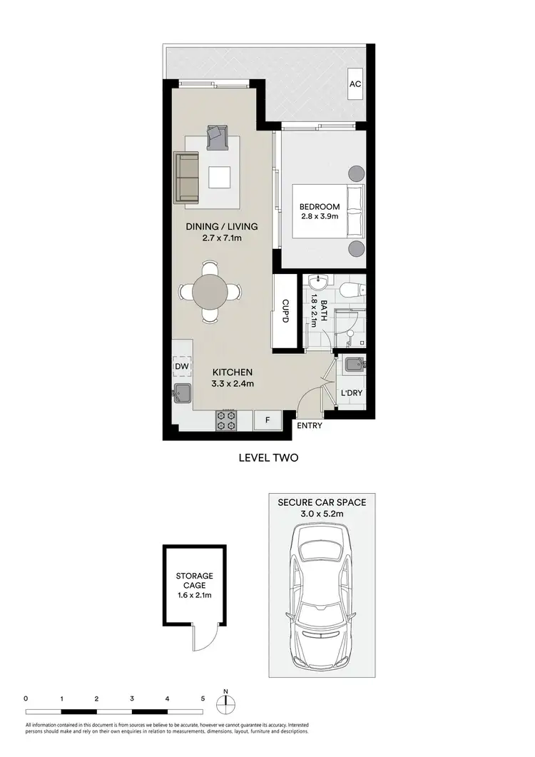 Floorplan of Homely apartment listing, 16/29 Holtermann Street, Crows Nest NSW 2065