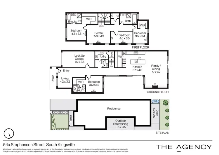 Floorplan of Homely house listing, 54a Stephenson Street, South Kingsville VIC 3015