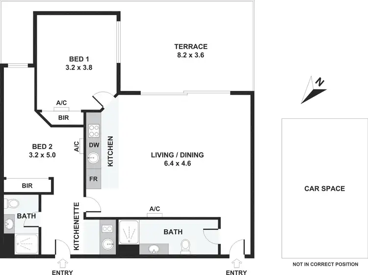 Floorplan of Homely unit listing, 109/72 Upper Heidelberg Road, Ivanhoe VIC 3079