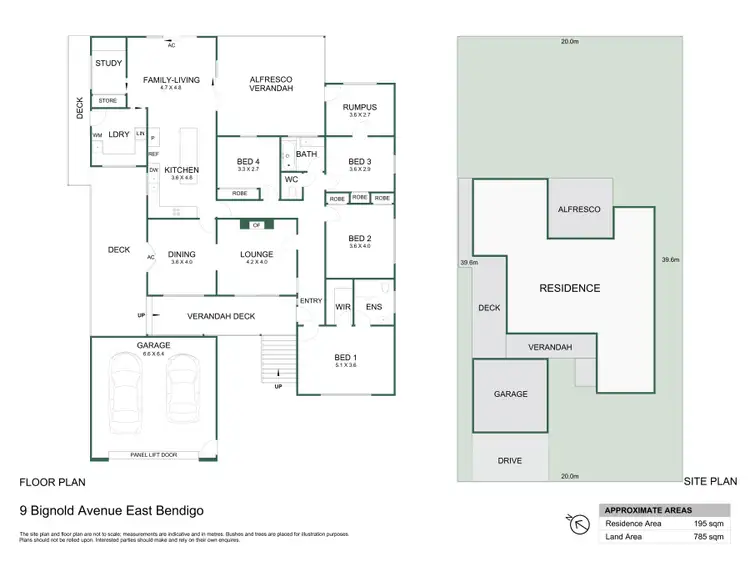 Floorplan of Homely house listing, 9 Bignold Avenue, East Bendigo VIC 3550