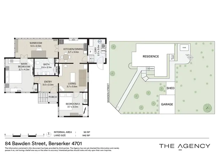 Floorplan of Homely house listing, 84 Bawden Street, Berserker QLD 4701