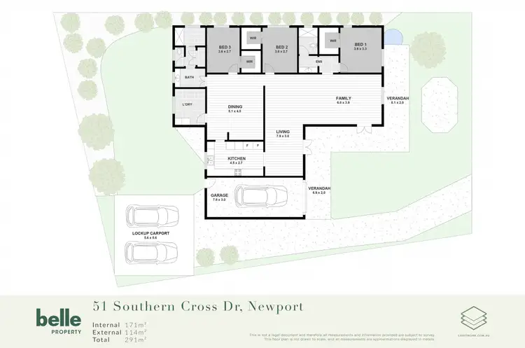 Floorplan of Homely house listing, 51 Southern Cross Drive, Newport QLD 4020