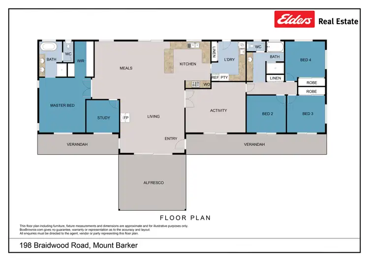 Floorplan of Homely house listing, 198 Braidwood Road, Mount Barker WA 6324