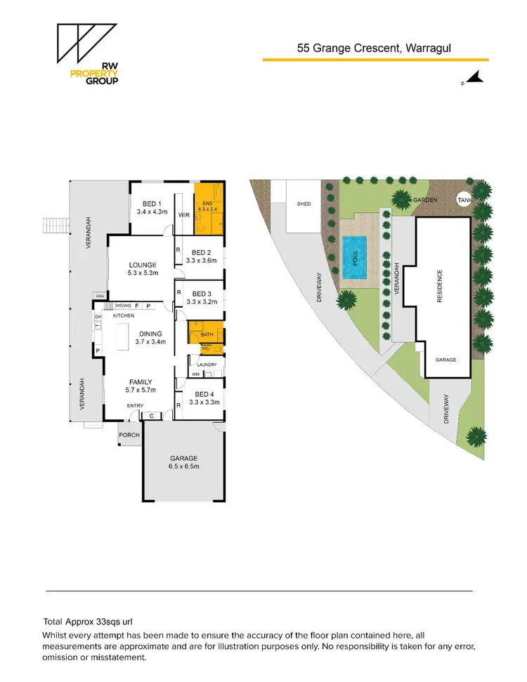Floorplan of Homely house listing, 55 Grange Crescent, Warragul VIC 3820