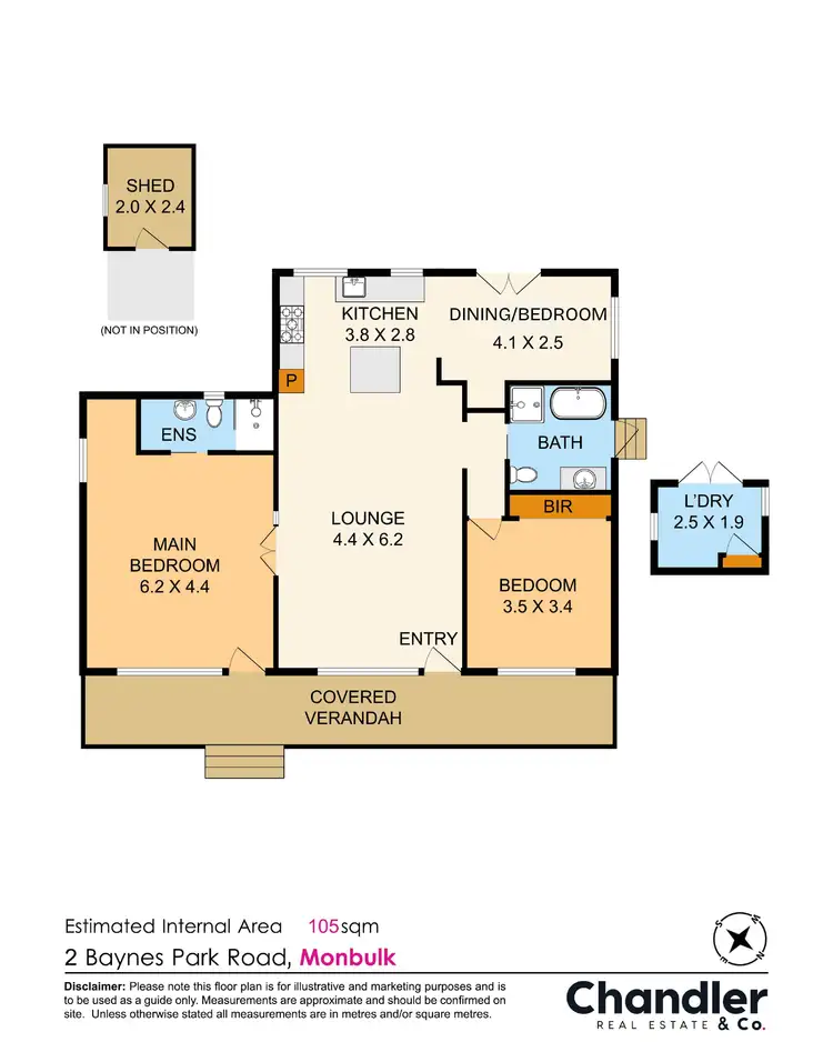 Floorplan of Homely house listing, 2 Baynes Park Road, Monbulk VIC 3793