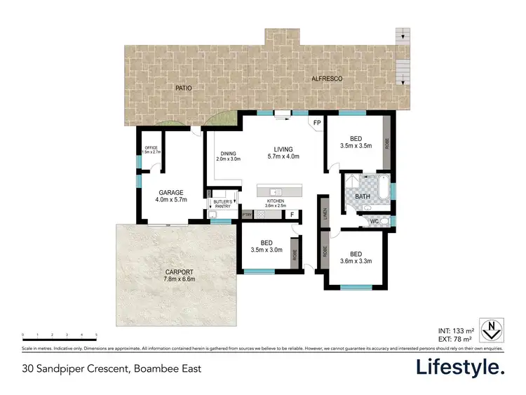 Floorplan of Homely house listing, 30 Sandpiper Crescent, Boambee East NSW 2452