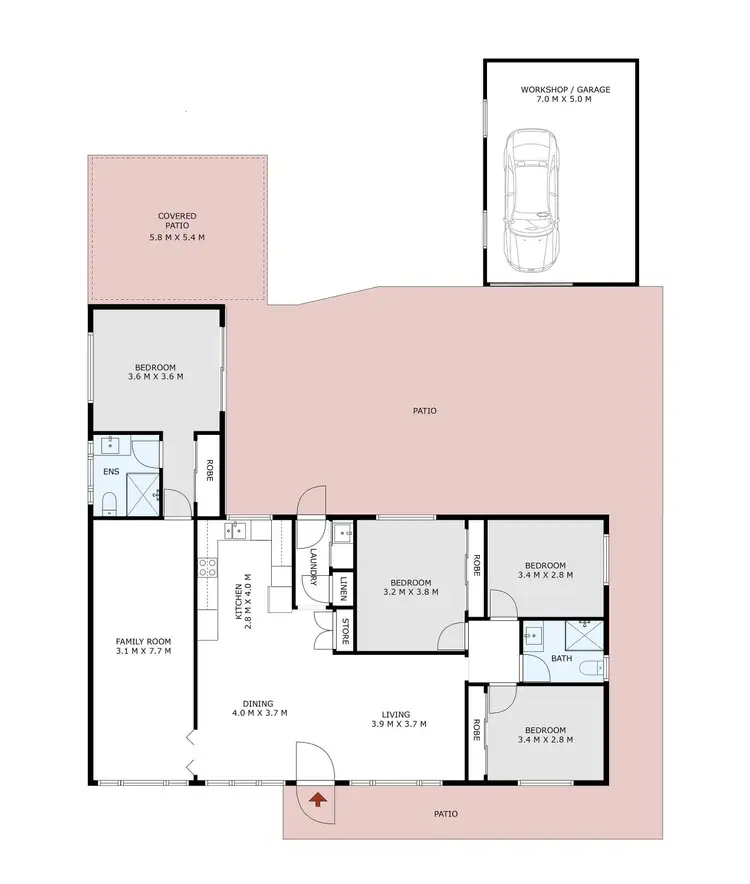 Floorplan of Homely house listing, 32 Market Street, Tahmoor NSW 2573