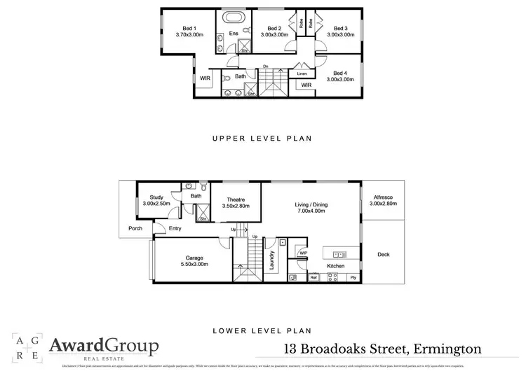 Floorplan of Homely semi-detached listing, 13 Broadoaks Street, Ermington NSW 2115