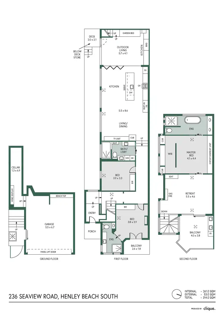 Floorplan of Homely house listing, 236 Seaview Road, Henley Beach South SA 5022