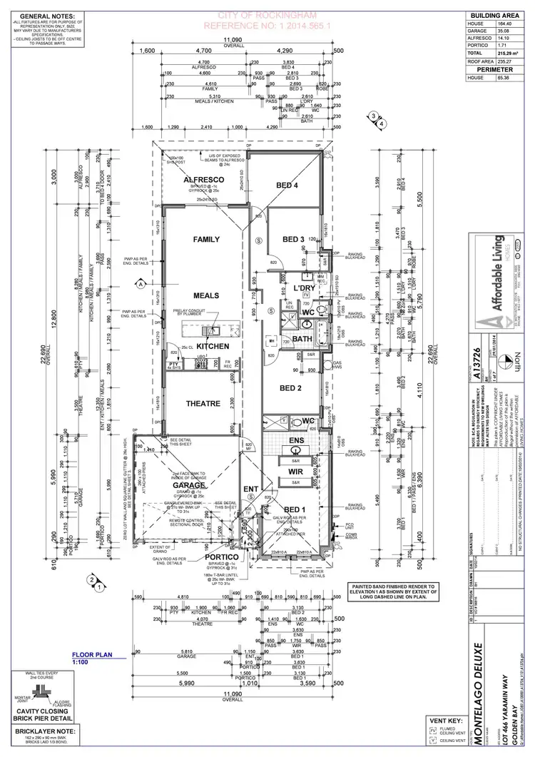 Floorplan of Homely house listing, 10 Yaramin Way, Golden Bay WA 6174