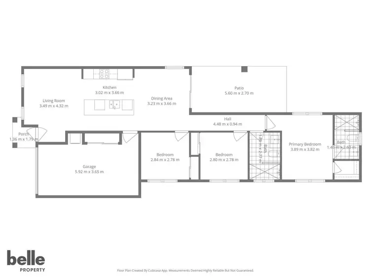 Floorplan of Homely house listing, 22 Henderson Street, Mount Low QLD 4818