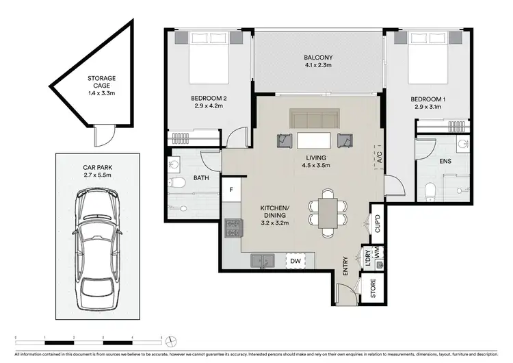 Floorplan of Homely apartment listing, 9/1-3 Wayman Place, Merrylands NSW 2160