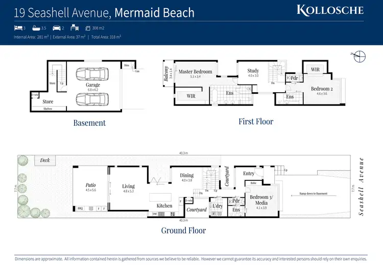 Floorplan of Homely house listing, 19 Seashell Avenue, Mermaid Beach QLD 4218